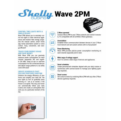 Shelly Qubino Wave 2PM - EAN 3800235269015 Shelly Qubino Wave 2PM - EAN 3800235269015