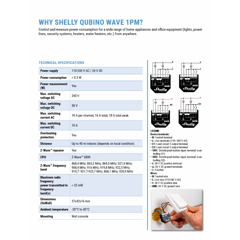 Shelly Qubino Wave 2PM - EAN 3800235269015 Shelly Qubino Wave 2PM - EAN 3800235269015