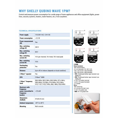 Shelly Qubino Wave 2PM - EAN 3800235269015 Shelly Qubino Wave 2PM - EAN 3800235269015