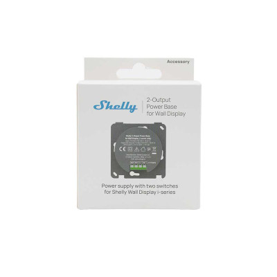 Shelly 2-Output Power Base for Wall Display i-Series - EAN 3800238072780