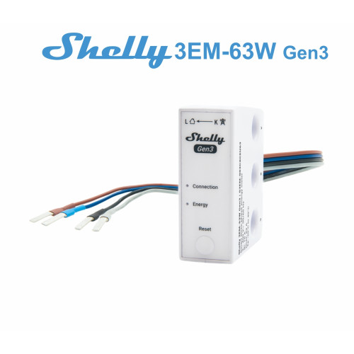 Shelly 3EM-63W Gen3 - EAN 3800235261958