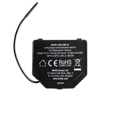 Shelly LoRa Add-on - EAN 3800238071684 Shelly LoRa Add-on - EAN 3800238071684