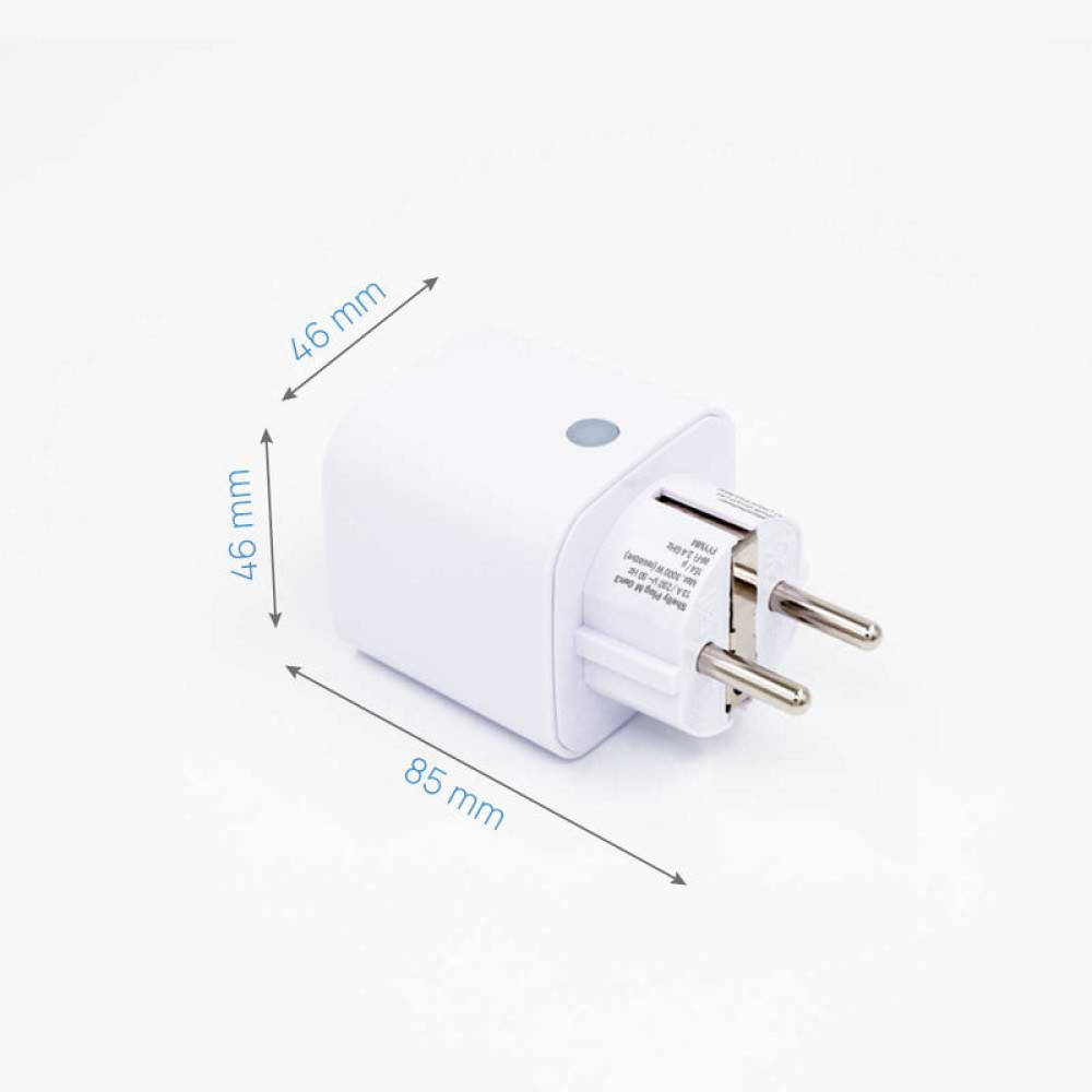 Shelly Plug M Gen3 2-pack (13A - 3000 W) - Λευκό