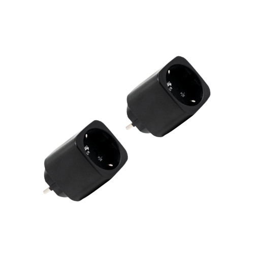 Shelly Plug M Gen3 2-pack (13A - 3000 W) - Μαύρο