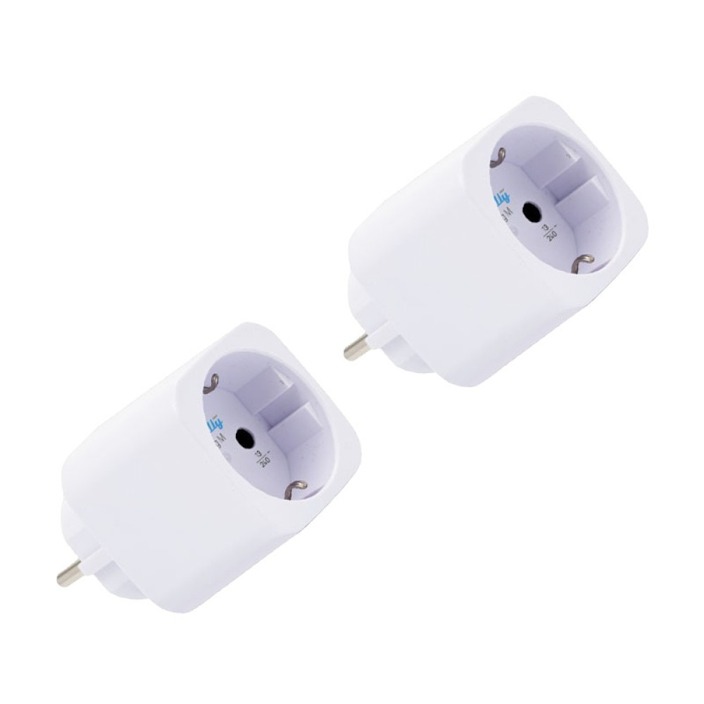 Shelly Plug M Gen3 2-pack (13A - 3000 W) - Λευκό