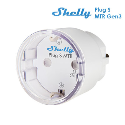 Shelly Plug S MTR Gen3 W (16A 3680W) - EAN 3800235261842 Shelly Plug S MTR Gen3 W (16A 3680W) - EAN 3800235261842