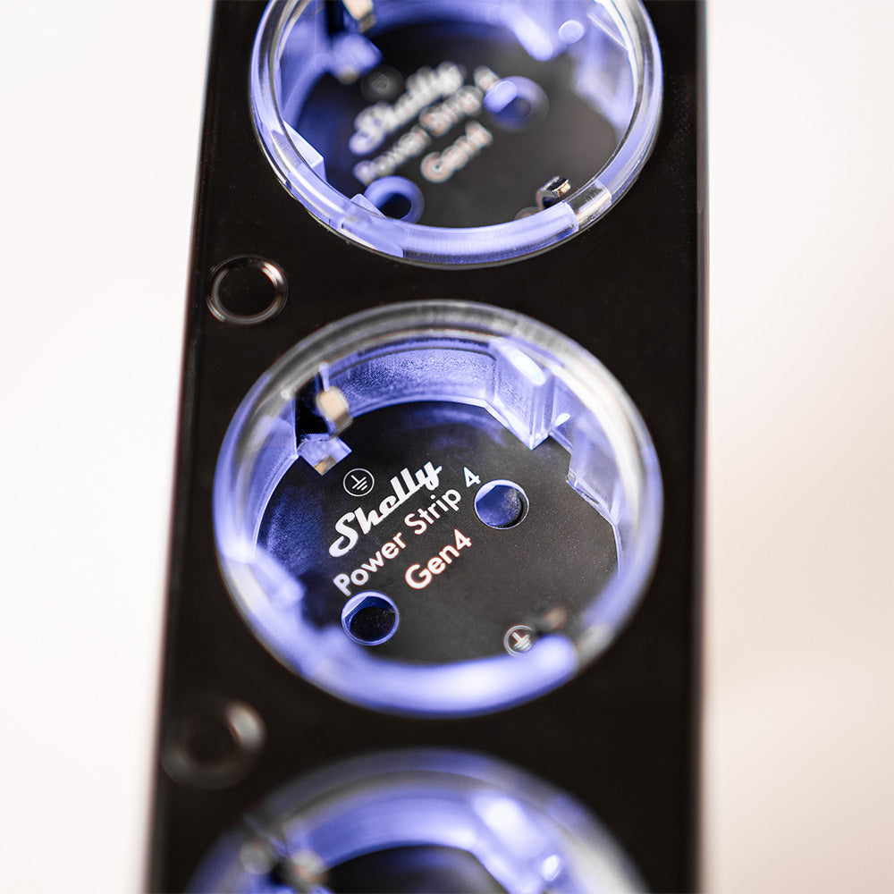 Shelly Power Strip Gen4 Black - EAN 3800238070571