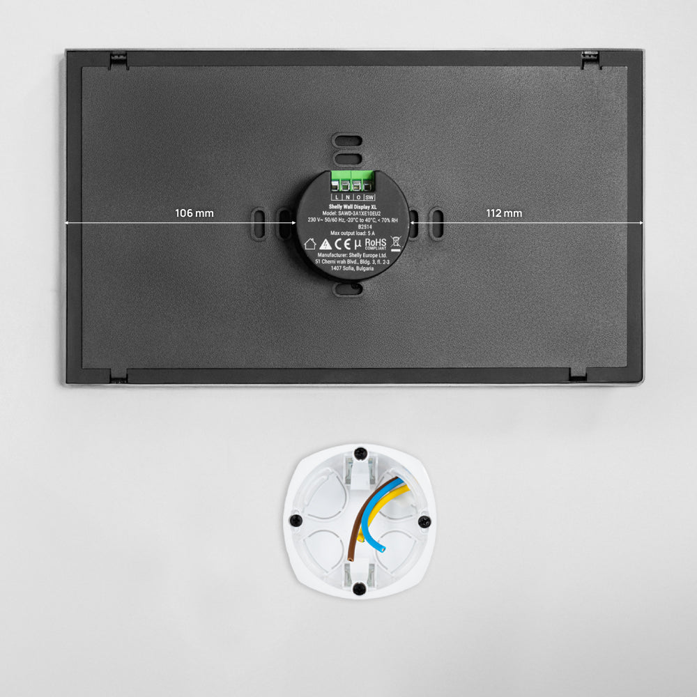 Shelly Wall Display XL Black 10.1'' - EAN 3800238073008