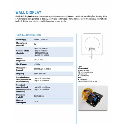 Shelly Wall Display White + BLU H&T Ivory - EAN 3800235264898 Shelly Wall Display White + BLU H&T Ivory - EAN 3800235264898
