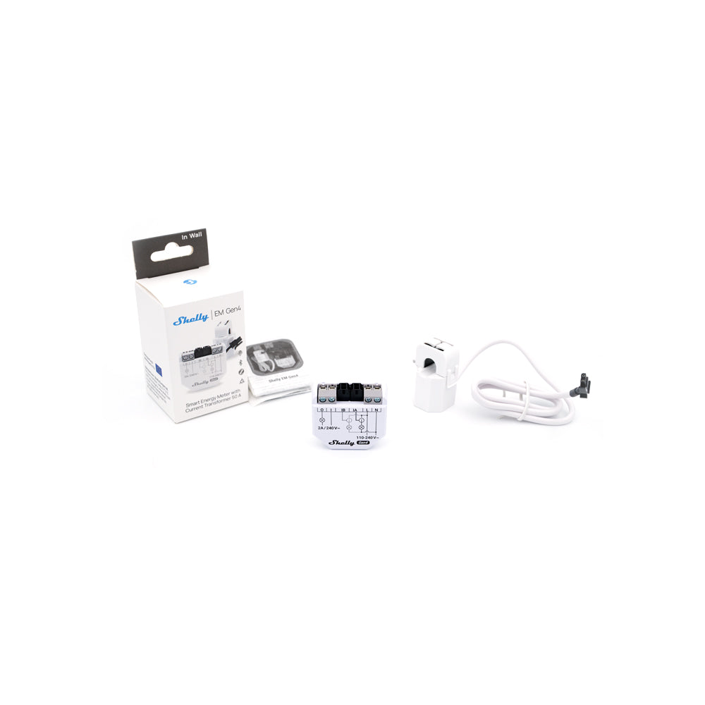 Shelly EM Gen4 | EAN 3800238070779 (1 x 50A CT περιλαμβάνεται)