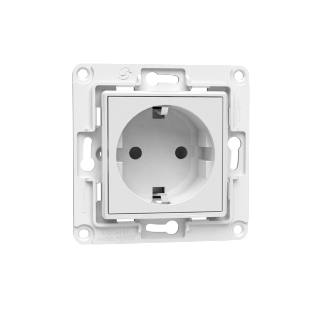 Shelly Wall Socket EU - Λευκό