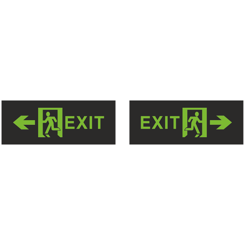 EL186007 | LED EMERGENCY 1.5W|2ΠΛΗΣ ΟΨΗΣ EXITð |354x24xh145|1.5h|charge@<24h|{enjoysimplicity}™