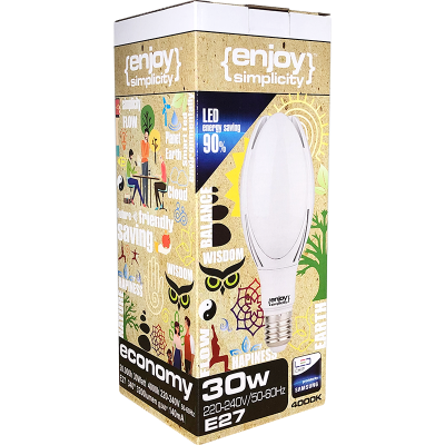 EL858113 | LED MANOLIA HIGH CORE 30W(>160W)E27|6500k|3200lm|{enjoysimplicity}™ EL858113 | LED MANOLIA HIGH CORE 30W(>160W)E27|6500k|3200lm|{enjoysimplicity}™