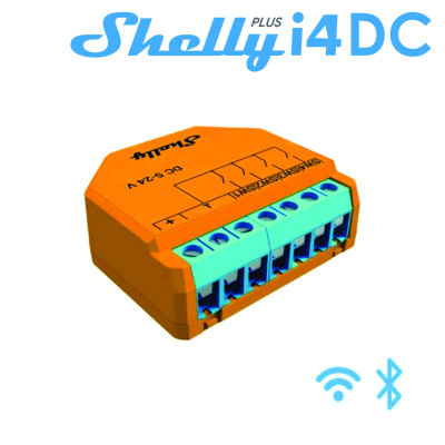 Shelly Plus i4 DC - EAN 3800235265543 Shelly Plus i4 DC - EAN 3800235265543