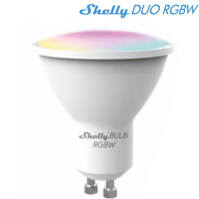 Shelly DUO RGBW GU10 Wi-Fi - EAN 3800235262313 Shelly DUO RGBW GU10 Wi-Fi - EAN 3800235262313