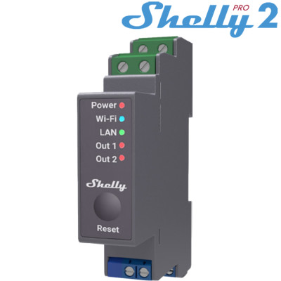 Shelly PRO 2 - EAN 3800235268025 Shelly PRO 2 - EAN 3800235268025