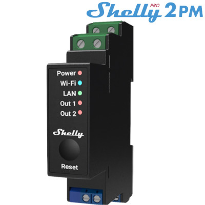 Shelly PRO 2PM - EAN 3800235268032 Shelly PRO 2PM - EAN 3800235268032
