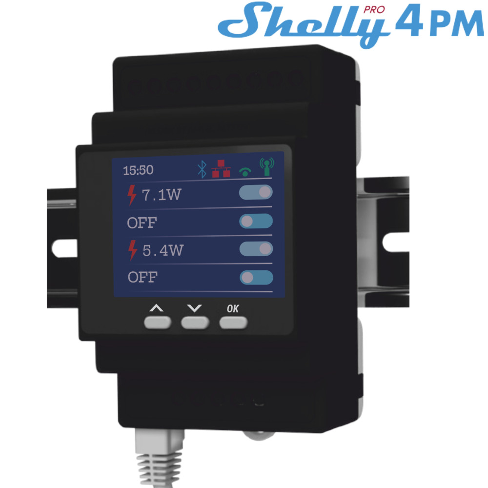 Shelly PRO 4PM - EAN 3800235268049 Shelly PRO 4PM - EAN 3800235268049
