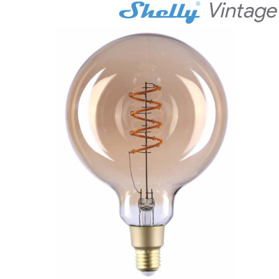 Shelly Vintage G125 | Smart Filament Dimming G125 4W E27 2700K 260LM 360⁰ - EAN 3800235262108 Shelly Vintage G125 | Smart Filament Dimming G125 4W E27 2700K 260LM 360⁰ - EAN 3800235262108