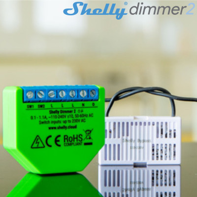 Shelly dimmer2 - EAN 3800235262184 Shelly dimmer2 - EAN 3800235262184