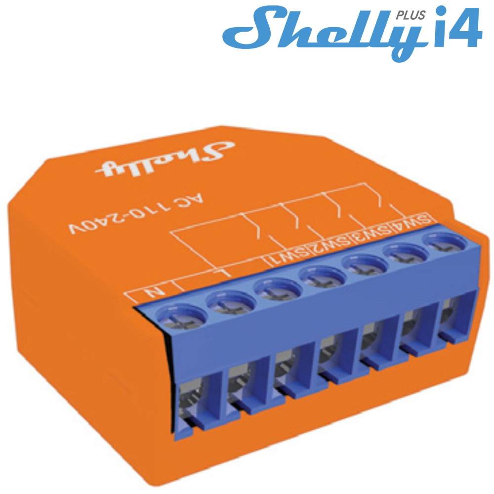 Shelly Plus i4 - EAN 3800235265079 Shelly Plus i4 - EAN 3800235265079