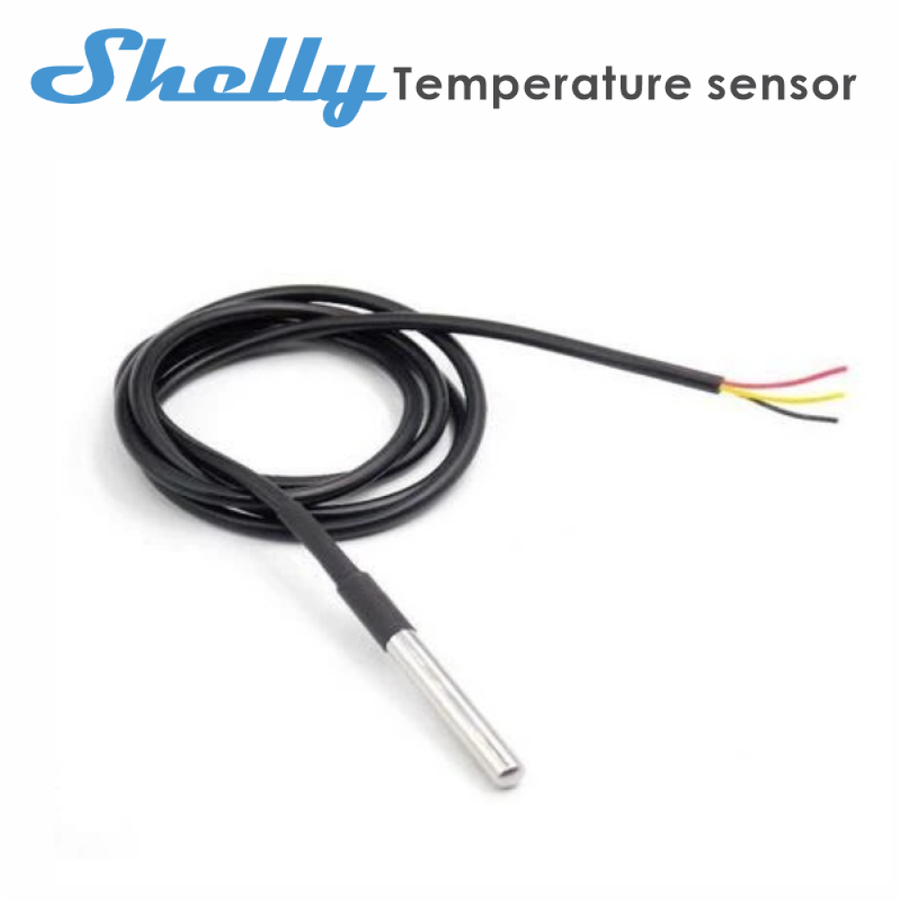Shelly TEMPERATURE SENSOR DS18B20 (1mt) - EAN 3800235266076 Shelly TEMPERATURE SENSOR DS18B20 (1mt) - EAN 3800235266076
