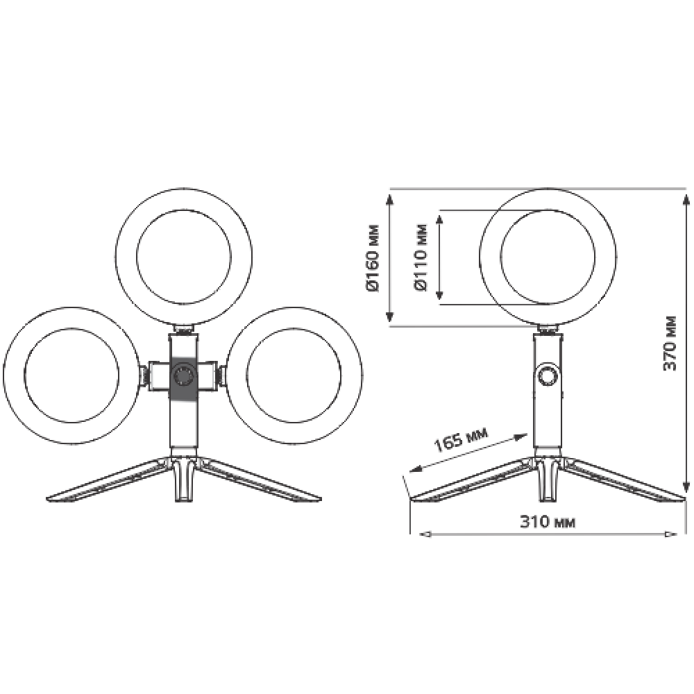 EL130021 | Ring 6''Ø160mm|10W|3000k/4000k/6500k|usb+2.1mt καλώδιο|enjoySimplicity™ EL130021 | Ring 6''Ø160mm|10W|3000k/4000k/6500k|usb+2.1mt καλώδιο|enjoySimplicity™