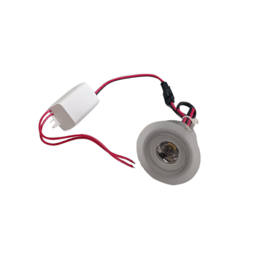 PRO-0317 | DSD-0105-1 | LED DOWNLIGHT 1X1W LED/90_240 VAC ΅WW| ΣΕ ΛΕΥΚΟ ΚΟΥΤΙ -Νέτο τιμή