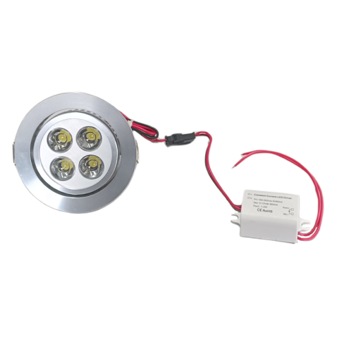 PRO-0319 | DSD-0401-2 | LED DOWNLIGHT 4X1W LED/90_240 VAC CW | ΣΕ ΛΕΥΚΟ ΚΟΥΤΙ-Νέτο τιμή