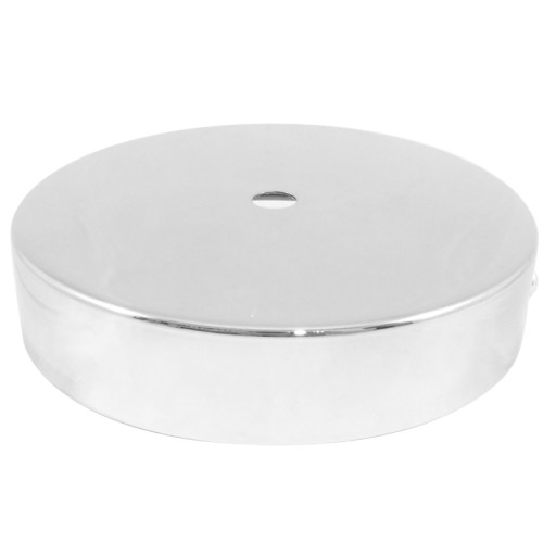EL329118 | ΣΤΡΟΓΓΥΛΗ ΒΑΣΗ Φ100xh25mm NIKEΛ ΓΥΑΛΙΣΤΕΡΟ|1ΤΡΥΠΑ