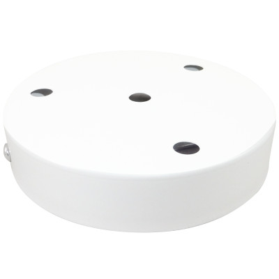 EL329401 | ΣΤΡΟΓΓΥΛΗ ΒΑΣΗ Φ120xh25mm ΛΕΥΚΗ|4ΤΡΥΠEΣ EL329401 | ΣΤΡΟΓΓΥΛΗ ΒΑΣΗ Φ120xh25mm ΛΕΥΚΗ|4ΤΡΥΠEΣ