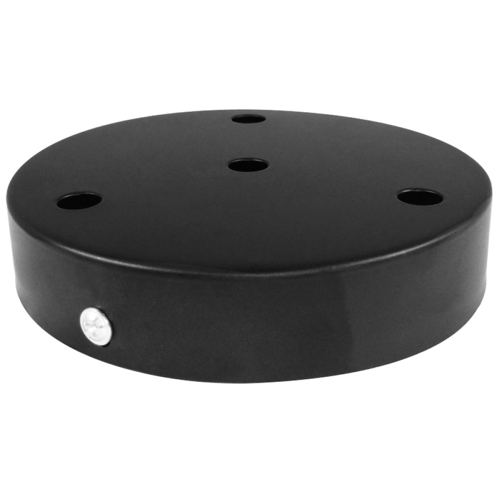 EL329402 | ΣΤΡΟΓΓΥΛΗ ΒΑΣΗ Φ120xh25mm MAYΡΗ|4ΤΡΥΠEΣ EL329402 | ΣΤΡΟΓΓΥΛΗ ΒΑΣΗ Φ120xh25mm MAYΡΗ|4ΤΡΥΠEΣ