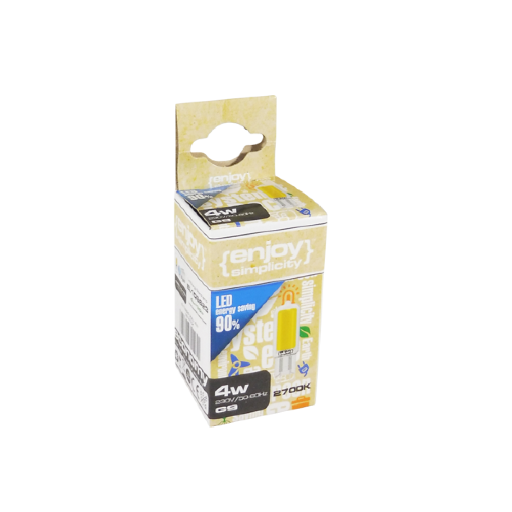 EL109623 | LED G9 |3W(>35W)|2700k|400lm|{enjoysimplicity}™ EL109623 | LED G9 |3W(>35W)|2700k|400lm|{enjoysimplicity}™