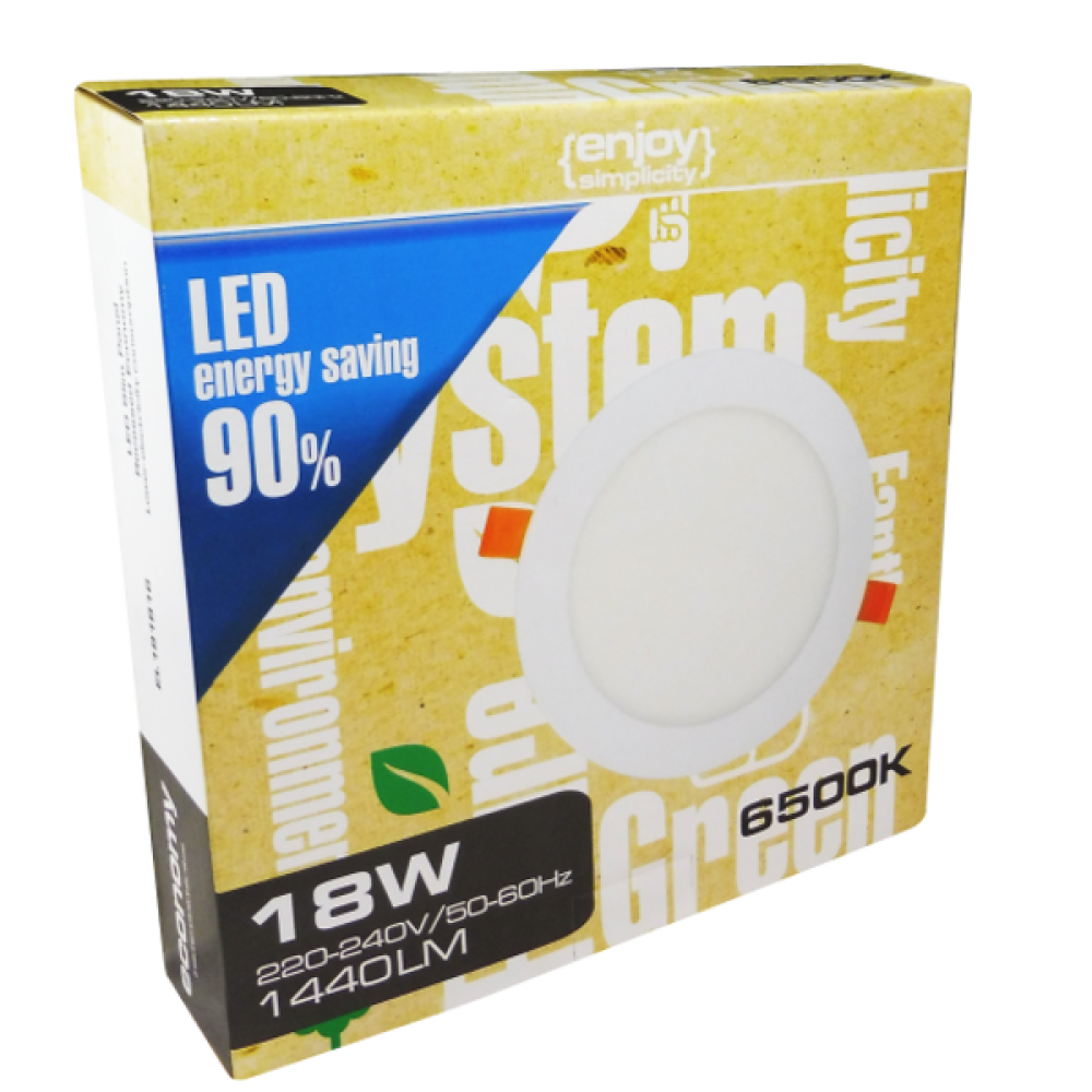 EL191814 | LED Slim Panel Φ225xh11mm|18W|4000k|1305lm|{enjoysimplicity}™ EL191814 | LED Slim Panel Φ225xh11mm|18W|4000k|1305lm|{enjoysimplicity}™