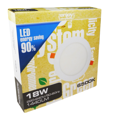 EL191814 | LED Slim Panel Φ225xh11mm|18W|4000k|1305lm|{enjoysimplicity}™ EL191814 | LED Slim Panel Φ225xh11mm|18W|4000k|1305lm|{enjoysimplicity}™