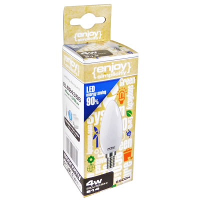 EL824354 | LED FILLAMENT MILKY B35|4W(>35w) Ε14|2700k|400lm|{enjoysimplicity}™ EL824354 | LED FILLAMENT MILKY B35|4W(>35w) Ε14|2700k|400lm|{enjoysimplicity}™