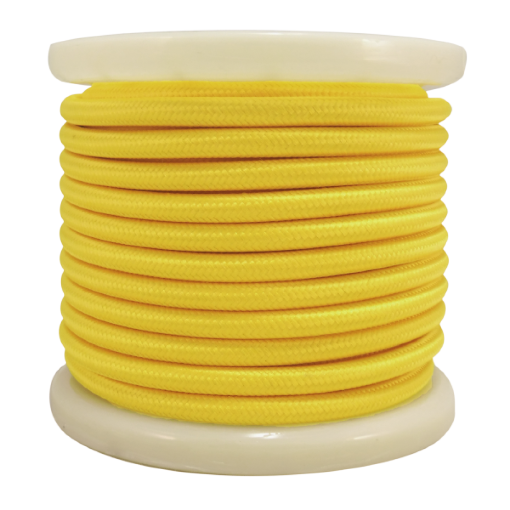 EL330004 | Textile Cable 2x0.75mm²- ρολό 10mt – Κίτρινο EL330004 | Textile Cable 2x0.75mm²- ρολό 10mt – Κίτρινο