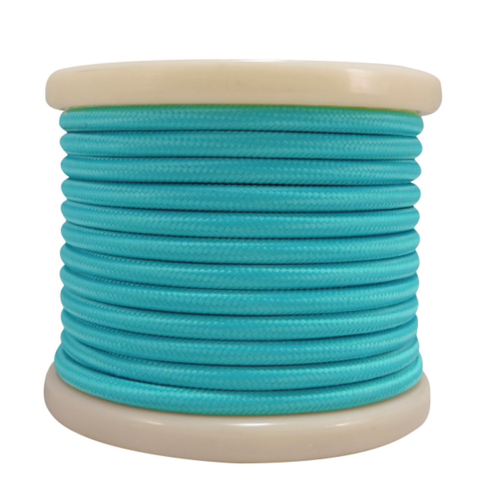 EL330006 | Textile Cable 2x0.75mm²- ρολό 10mt - Γαλάζιο EL330006 | Textile Cable 2x0.75mm²- ρολό 10mt - Γαλάζιο