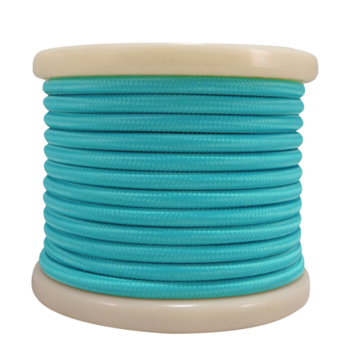 EL330006 | Textile Cable 2x0.75mm²- ρολό 10mt - Γαλάζιο