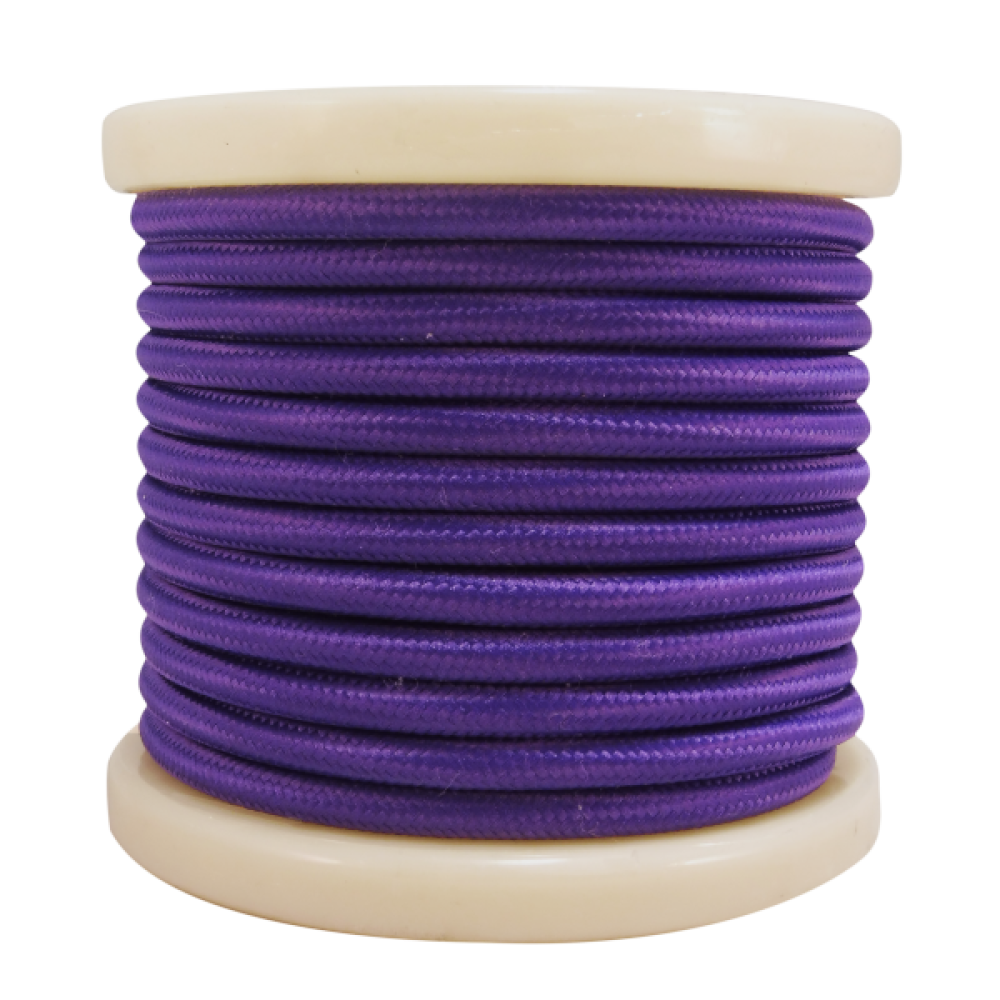 EL330007 | Textile Cable 2x0.75mm²- ρολλό 10mt - ΜΩΒ ΣΚΟΥΡΟ EL330007 | Textile Cable 2x0.75mm²- ρολλό 10mt - ΜΩΒ ΣΚΟΥΡΟ