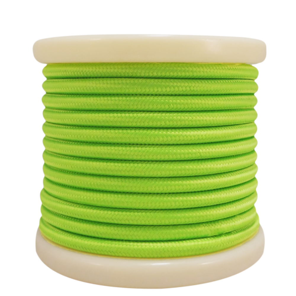 EL330015 | Textile Cable 2x0.75mm²- ρολό 10mt – Πράσινο EL330015 | Textile Cable 2x0.75mm²- ρολό 10mt – Πράσινο