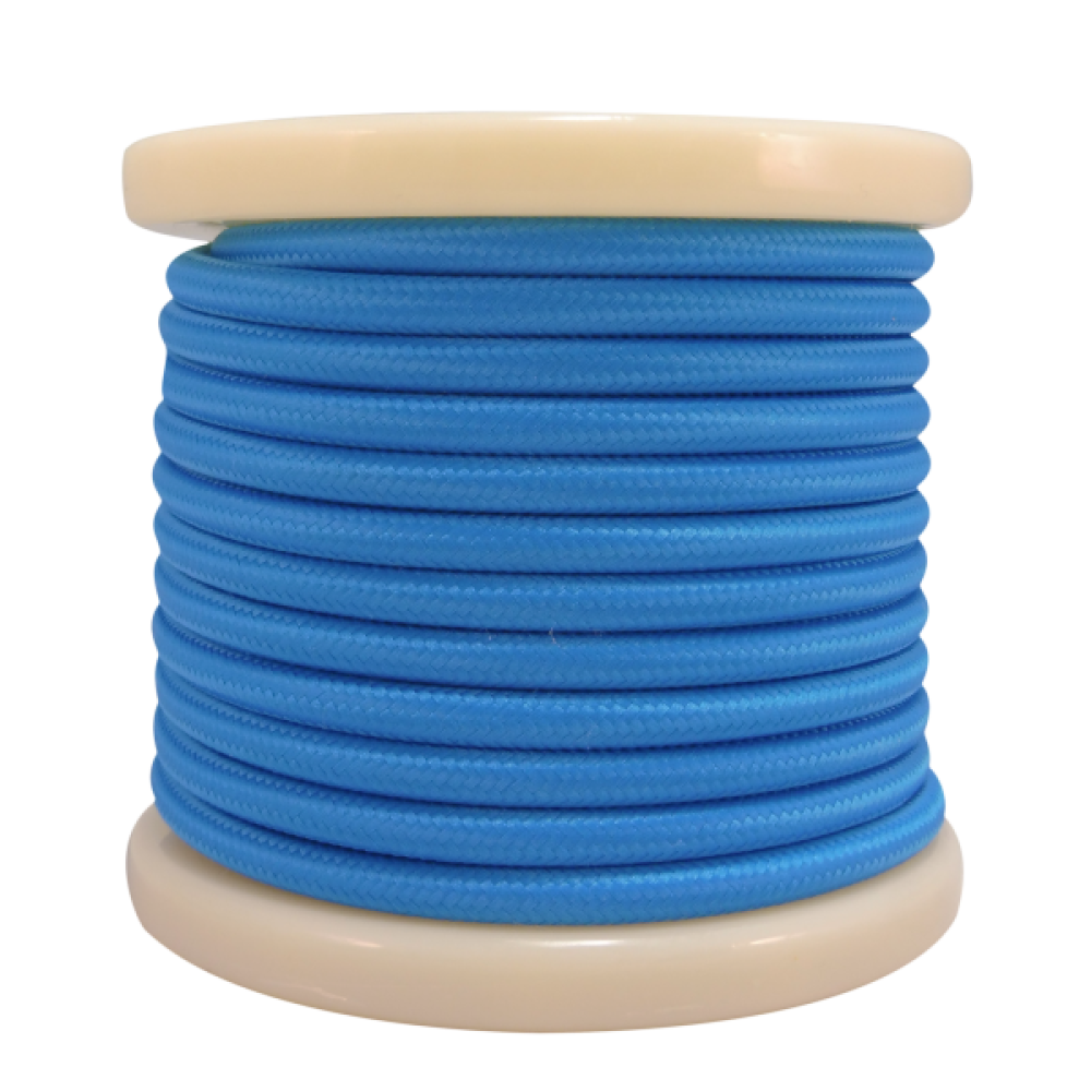 EL330017 | Textile Cable 2x0.75mm²- ρολό 10mt – Μπλε ανοιχτό EL330017 | Textile Cable 2x0.75mm²- ρολό 10mt – Μπλε ανοιχτό