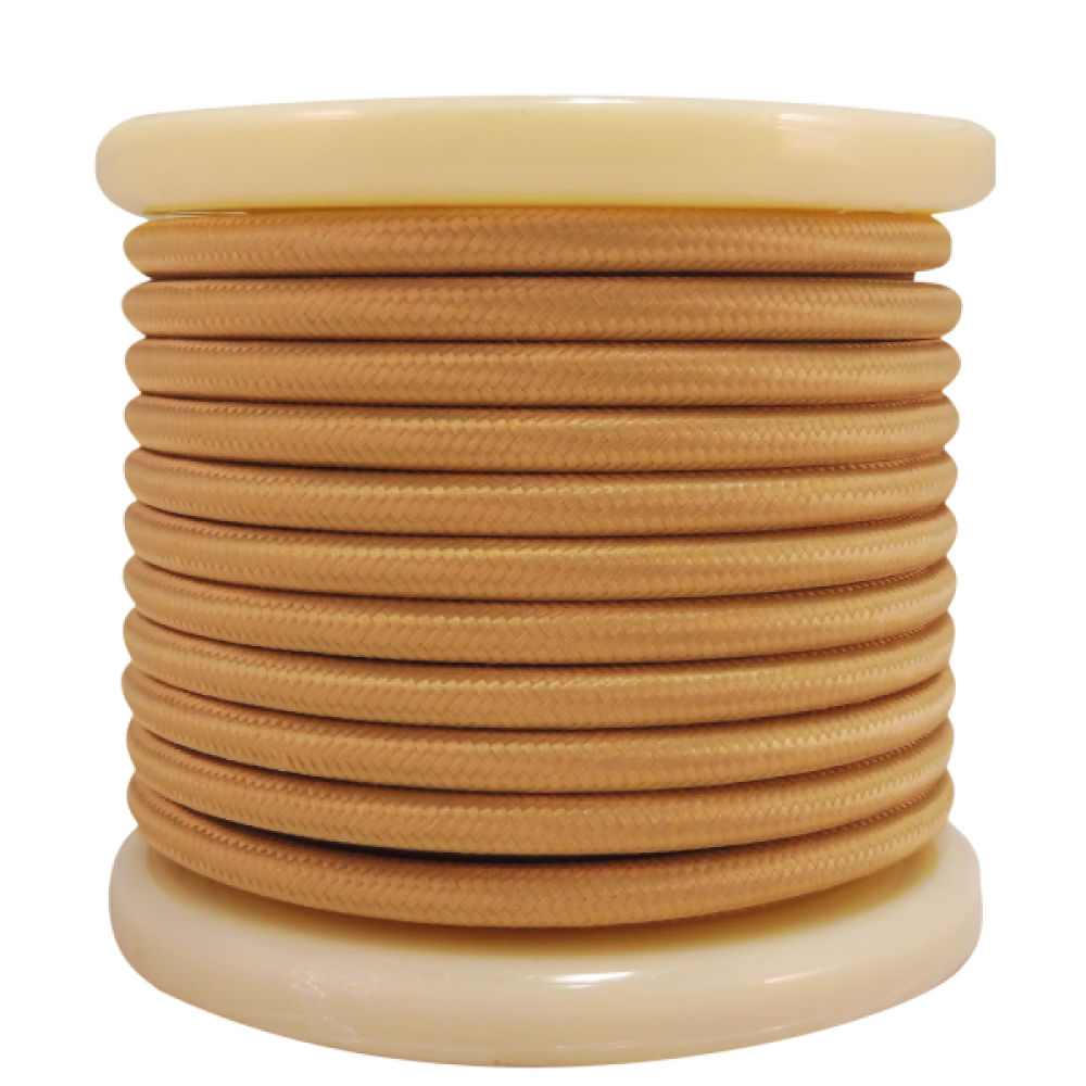 EL330020 | Textile Cable 2x0.75mm²- ρολλό 10mt - ΜΠΕΖ / ΧΡΥΣΟ EL330020 | Textile Cable 2x0.75mm²- ρολλό 10mt - ΜΠΕΖ / ΧΡΥΣΟ