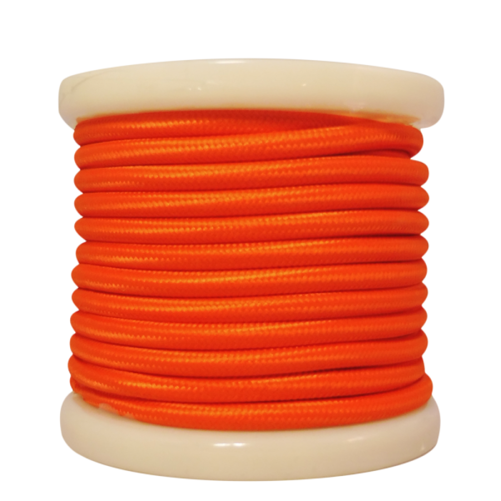 EL330026 | Textile Cable 2x0.75mm²- ρολλό 10mt – Πορτοκαλί Γυαλιστερό EL330026 | Textile Cable 2x0.75mm²- ρολλό 10mt – Πορτοκαλί Γυαλιστερό