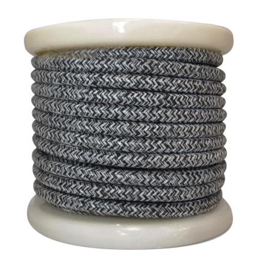 EL330035 | Textile Cable 2x0.75mm²- ρολλό 10mt – ΜΑΛΛΙΝΟ