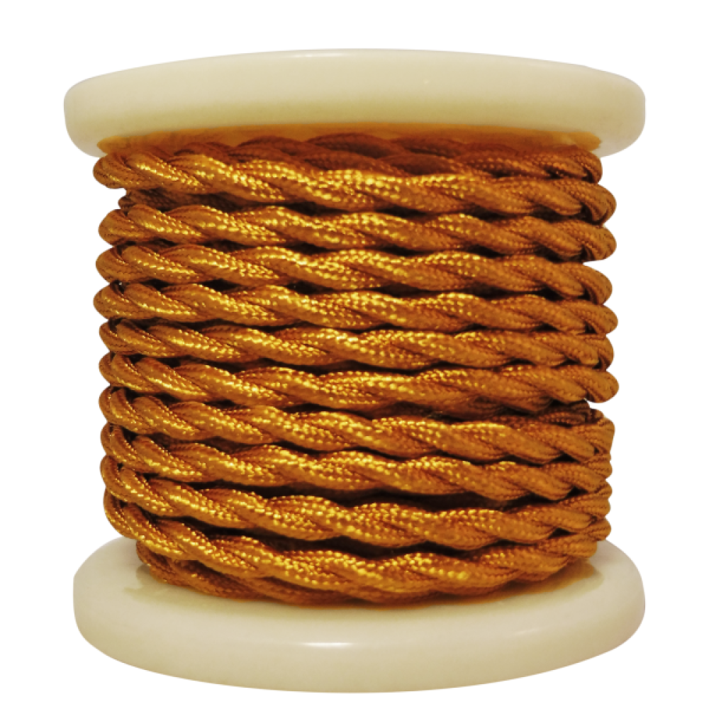 EL338003 | Textile Cable Τwist 2x0.75mm²- ρολλό 10mt – ΧΡΥΣΟ ΓΥΑΛΙΣΤΕΡΟ EL338003 | Textile Cable Τwist 2x0.75mm²- ρολλό 10mt – ΧΡΥΣΟ ΓΥΑΛΙΣΤΕΡΟ