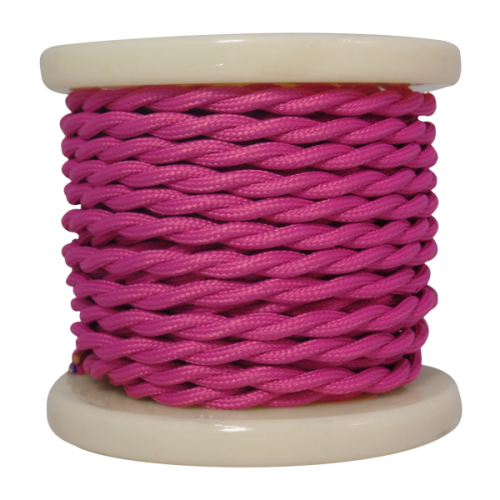 EL338004 | Textile Cable Τwist 2x0.75mm²- ρολλό 10mt – ΡΟZ