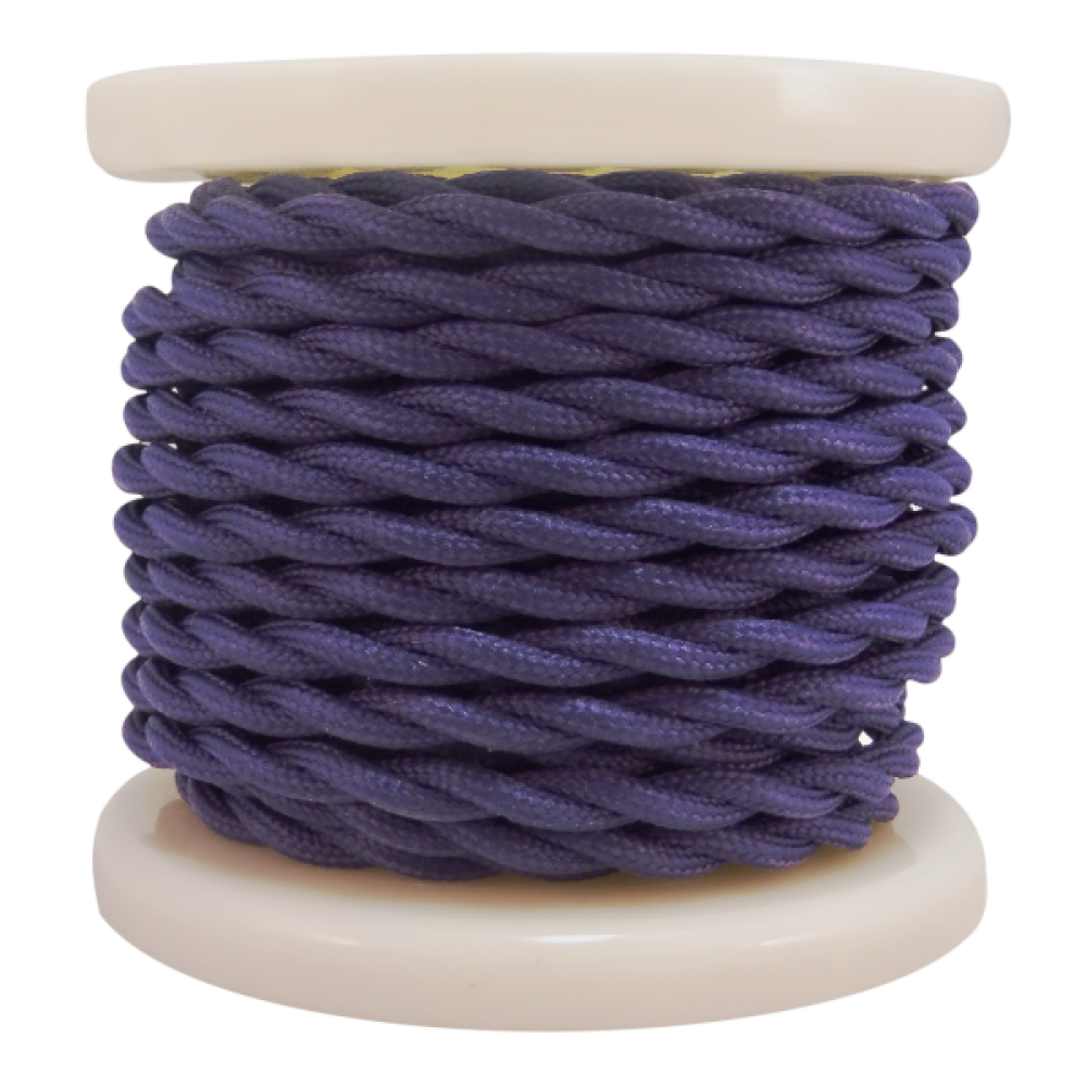 EL338026 | Textile Cable Τwist 2x0.75mm²- ρολλό 10mt –ΜΩΒ ΣΚΟΥΡΟ EL338026 | Textile Cable Τwist 2x0.75mm²- ρολλό 10mt –ΜΩΒ ΣΚΟΥΡΟ