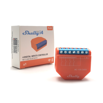 Shelly Plus i4 - EAN 3800235265079 Shelly Plus i4 - EAN 3800235265079