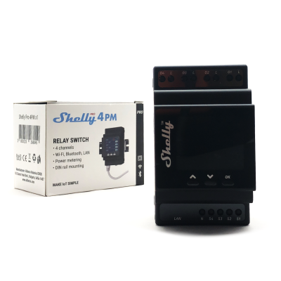 Shelly PRO 4PM - EAN 3800235268049 Shelly PRO 4PM - EAN 3800235268049